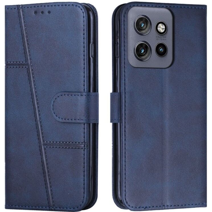 Чехол-книжка UniCase Jet Cover для Motorola Edge 50 Neo - Sapphire: фото 1 из 10