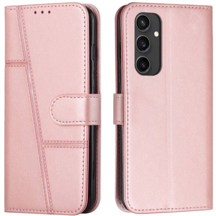 Чехол-книжка UniCase Jet Cover для Samsung Galaxy S24 FE (S721) - Rose Gold: фото 1 из 10