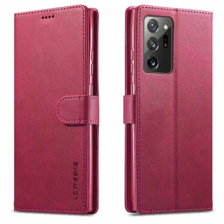 Чехол LC.IMEEKE Wallet Case для Samsung Galaxy Note 20 Ultra (N985) - Red: фото 1 из 7