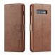 Чехол LC.IMEEKE Wallet Case для Samsung Galaxy S10 Plus (G975) - Brown (223333Z). Фото 1 из 16