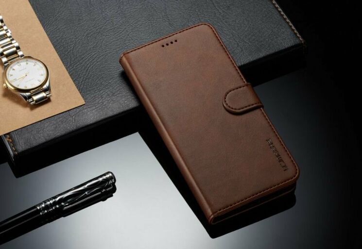 Чехол LC.IMEEKE Wallet Case для Samsung Galaxy S10 Plus (G975) - Brown: фото 9 из 16