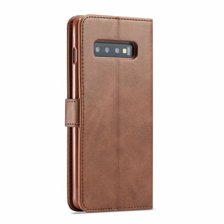 Чехол LC.IMEEKE Wallet Case для Samsung Galaxy S10 Plus (G975) - Brown: фото 2 из 16