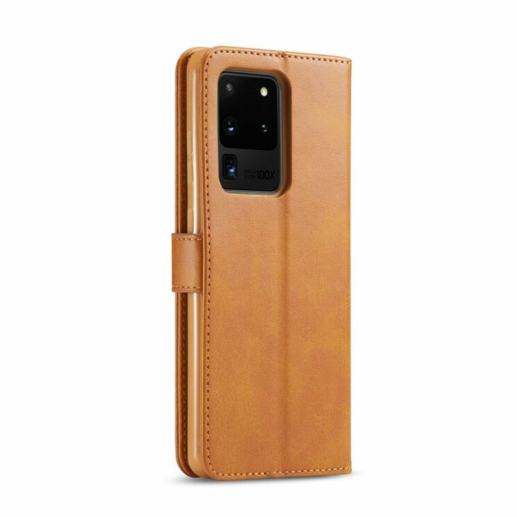 Чохол LC.IMEEKE Wallet Case для Samsung Galaxy S20 Ultra (G988) - Brown: фото 3 з 5