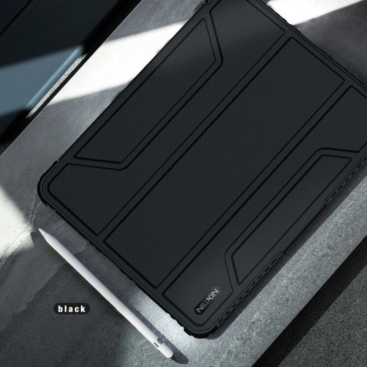 Чехол NILLKIN Bumper Leather Case Pro для Apple iPad Air 11 M3/M2 (2025/2024) / Air 4 / 5 10.9 (2020/2022) / Pro 11 (2020/2021/2022) - Black: фото 17 из 20