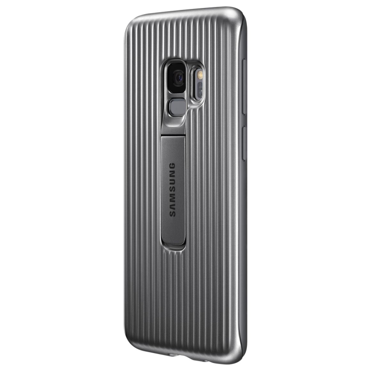 Чохол Protective Standing Cover для Samsung Galaxy S9 (G960) EF-RG960CSEGRU - Silver: фото 2 з 7