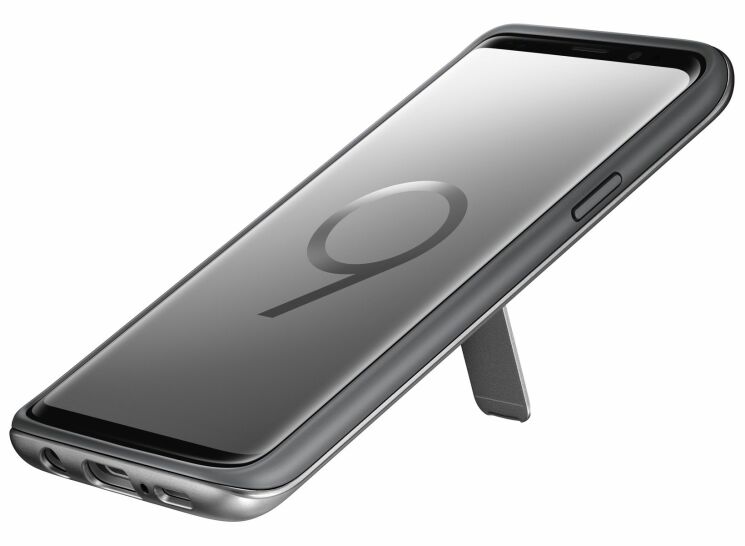 Чохол Protective Standing Cover для Samsung Galaxy S9 (G960) EF-RG960CSEGRU - Silver: фото 6 з 7