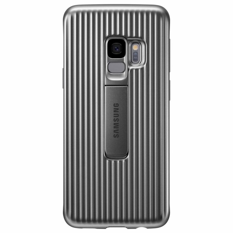 Чохол Protective Standing Cover для Samsung Galaxy S9 (G960) EF-RG960CSEGRU - Silver: фото 1 з 7