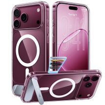 Чехол с подставкой TORRAS Ostand L1 (with MagSafe) для Apple iPhone 18 Pro Max - Transparent: фото 1 из 10