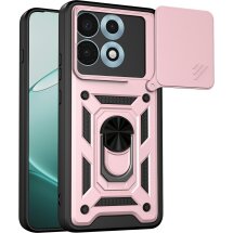 Чехол с защитой камеры Deexe Armor Shield для Motorola Edge 70 Max - Rose Gold: фото 1 из 9