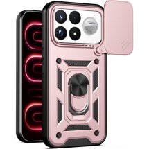 Чохол із захистом камери Deexe Armor Shield для Xiaomi Poco F9 Ultra - Rose Gold: фото 1 з 9