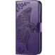 Чехол-книжка с рисунком UniCase Butterfly Pattern для Motorola Moto G52 / G82 - Purple (326822V). Фото 4 из 8