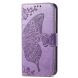 Чехол UniCase Butterfly Pattern для Nokia C10 / C20 - Light Purple (274224LV). Фото 4 из 12