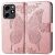 Чехол UniCase Butterfly Pattern для TECNO Spark 20C - Rose Gold: фото 1 из 8