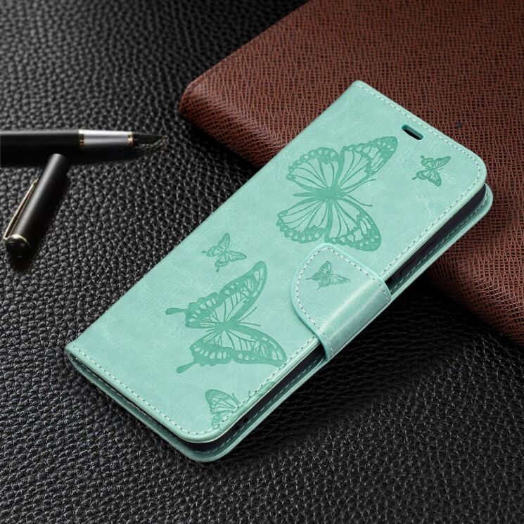 Чехол UniCase Butterfly Pattern для Xiaomi Redmi 9T - Green: фото 5 из 10
