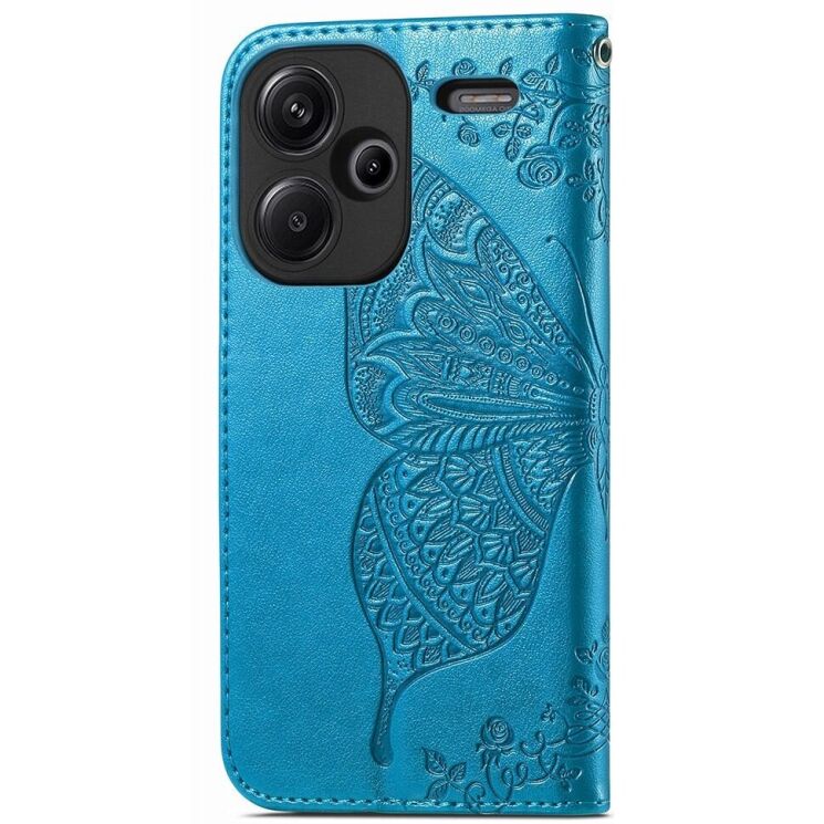 Чехол UniCase Butterfly Pattern для Xiaomi Redmi Note 13 Pro+ - Blue: фото 6 из 6