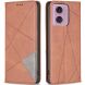 Чехол UniCase Geometric Pattern для Motorola Moto G24 / G04 / G04s / E14 - Brown (347852Z). Фото 1 из 8