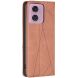 Чехол UniCase Geometric Pattern для Motorola Moto G24 / G04 / G04s / E14 - Brown (347852Z). Фото 3 из 8