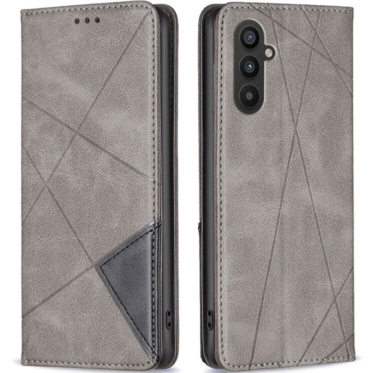 Чехол UniCase Geometric Pattern для Samsung Galaxy A24 (A245) - Grey: фото 1 из 7