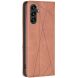 Чехол UniCase Geometric Pattern для Samsung Galaxy A56 (A566) - Brown (372102Z). Фото 3 из 8