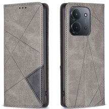 Чохол UniCase Geometric Pattern для Xiaomi Redmi 15C / Poco C85 - Grey: фото 1 з 9