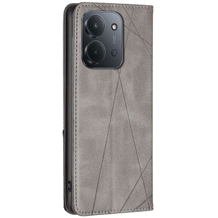 Чохол UniCase Geometric Pattern для Xiaomi Redmi 15C / Poco C85 - Grey: фото 3 з 9
