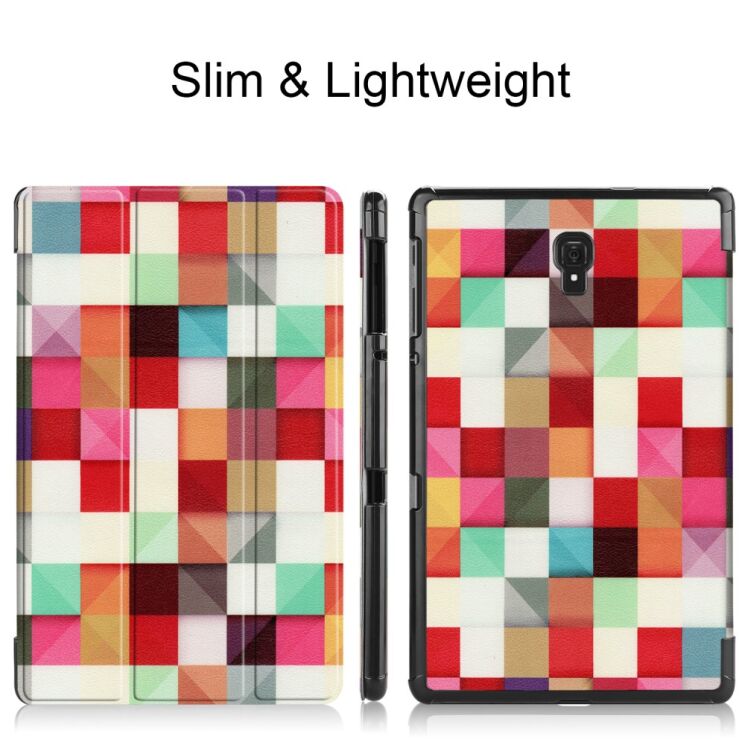 Чехол UniCase Life Style для Samsung Galaxy Tab A 10.5 (T590/595) - Colorful Checks: фото 2 из 7