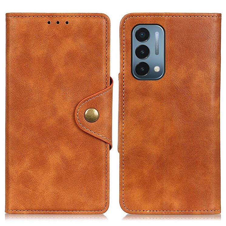 Чехол UniCase Vintage Wallet для OnePlus Nord N200 - Brown: фото 2 из 12