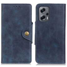 Чехол UniCase Vintage Wallet для Xiaomi Poco X4 GT - Blue: фото 1 из 11