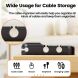 Тримач для кабелів TOOCKI Silicone Cord Organizer - Black (995901B). Фото 6 з 9