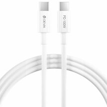Кабель DEVIA EC317 Smart Series Type-C to Type-C 100W (5A, 1.5m) - White: фото 1 з 8