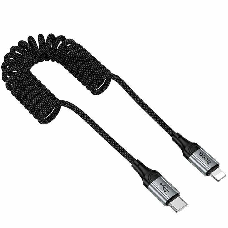 Кабель Hoco X121 Type-C to Lightning (27W, 1.5m) - Black: фото 4 з 9