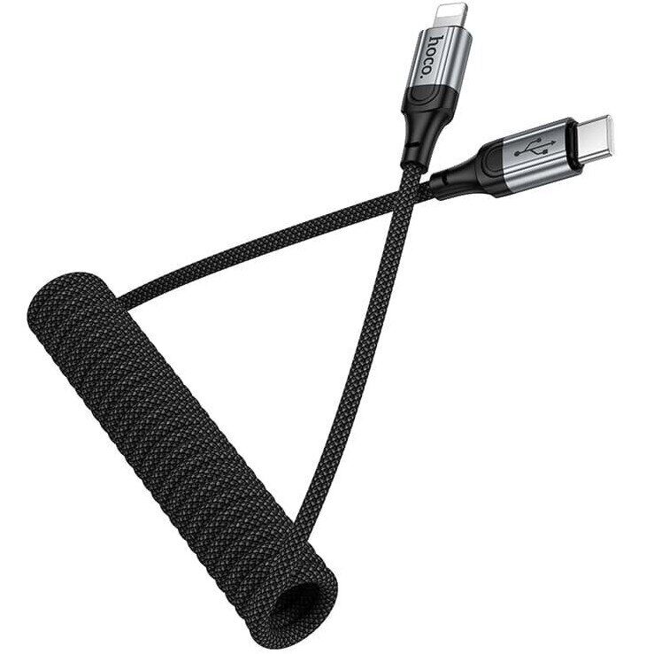 Кабель Hoco X121 Type-C to Lightning (27W, 1.5m) - Black: фото 5 з 9