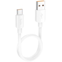Кабель Hoco X96 Hyper 100W USB to Type-C (0.25m) - White: фото 1 з 7