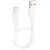 Кабель Hoco X96 Hyper 100W USB to Type-C (0.25m) - White: фото 1 з 7