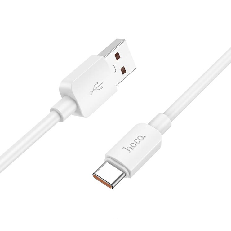 Кабель Hoco X96 Hyper 100W USB to Type-C (0.25m) - White: фото 2 з 7