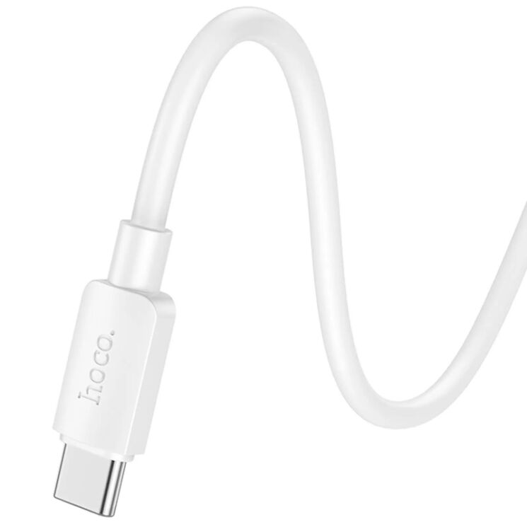 Кабель Hoco X96 Hyper 100W USB to Type-C (0.25m) - White: фото 3 з 7