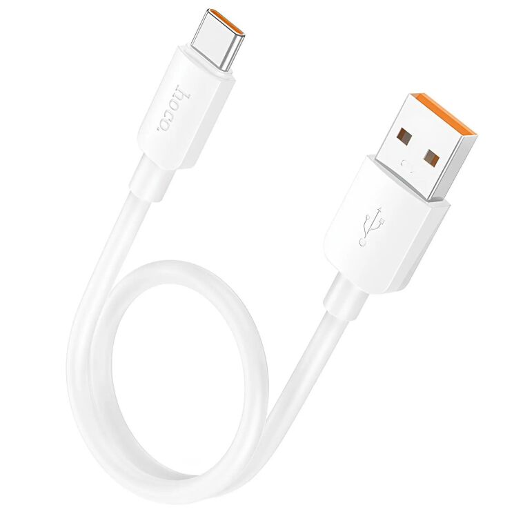 Кабель Hoco X96 Hyper 100W USB to Type-C (0.25m) - White: фото 4 з 7