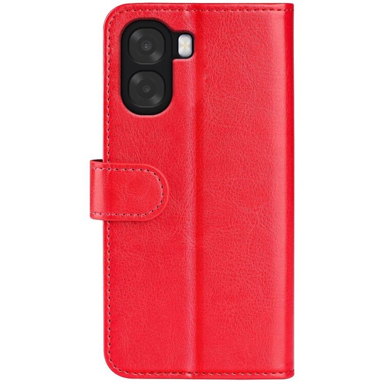 Классический чехол-книжка Deexe Wallet Style для OPPO A6x - Red: фото 5 из 7