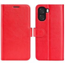 Класичний чохол-книжка Deexe Wallet Style для OPPO A6x - Red: фото 1 з 7