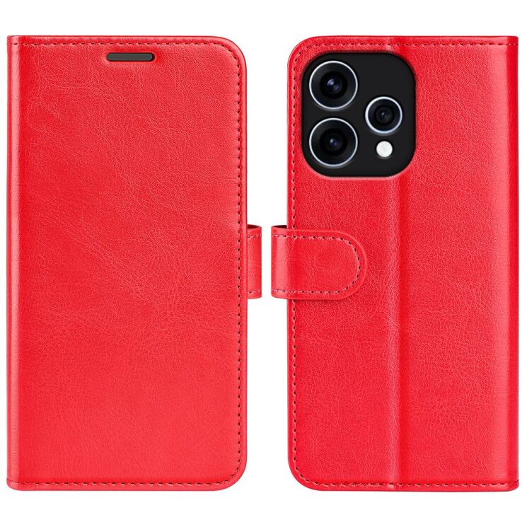 Класичний чохол-книжка Deexe Wallet Style для OPPO Reno 15 - Red: фото 1 з 6