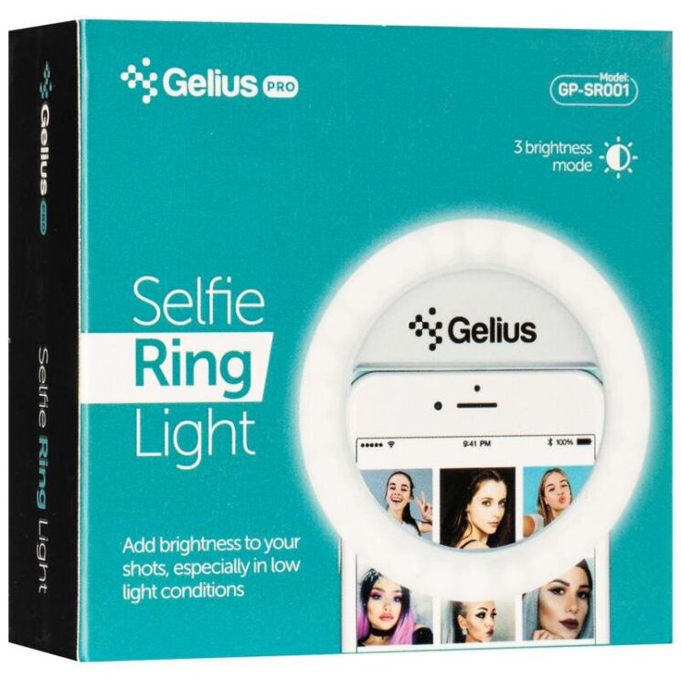 Кольцевая лампа для селфи Gelius Pro GP-SR001 - White: фото 5 из 7