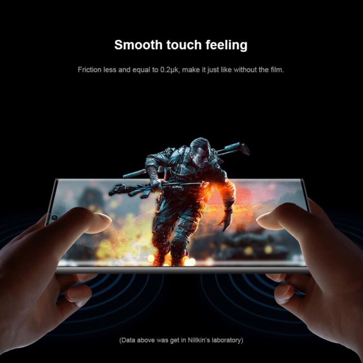 Комплект захисних плівок (2 шт) NILLKIN Impact Resistant Curved Film для Samsung Galaxy S23 Ultra (S918) - Black: фото 10 з 18