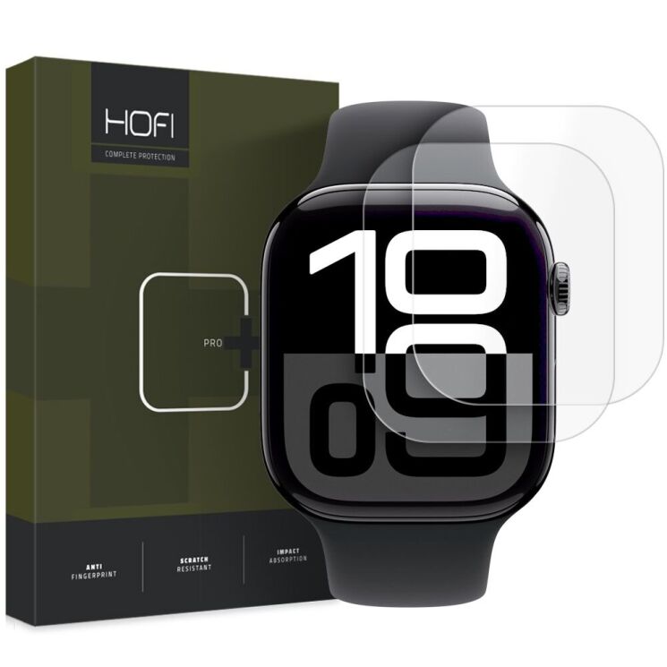Комплект защитных пленок (2шт) HOFI Hydroflex Pro+ для Apple Watch 10 46 mm: фото 1 из 4