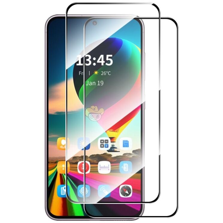 Комплект захисних стекол HAT PRINCE Full Glue Xiaomi Poco M7 Pro - Black: фото 1 з 8