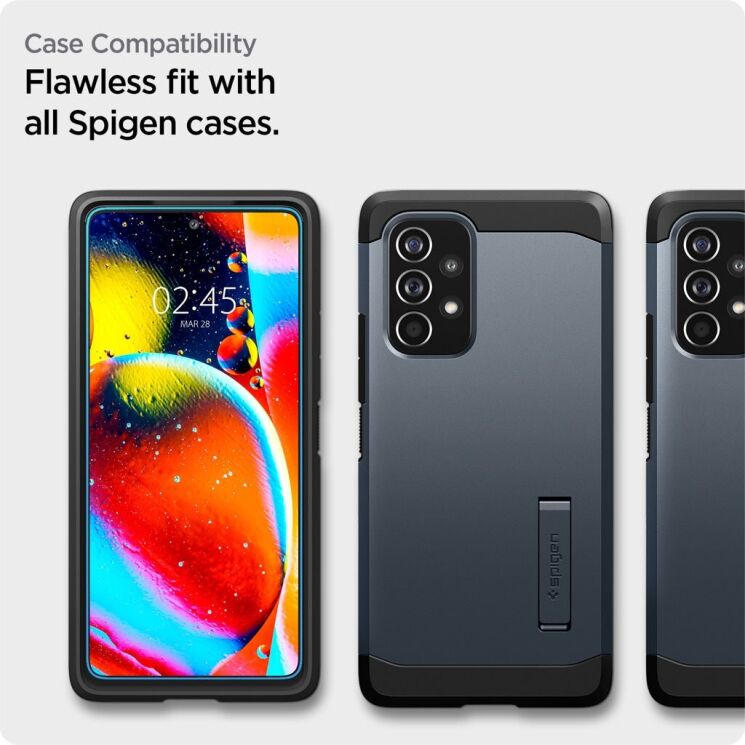 Комплект защитных стекол Spigen (SGP) GLAS.TR AlignMaster для Samsung Galaxy A53 (A536) + ГЕЛЬ: фото 6 из 8