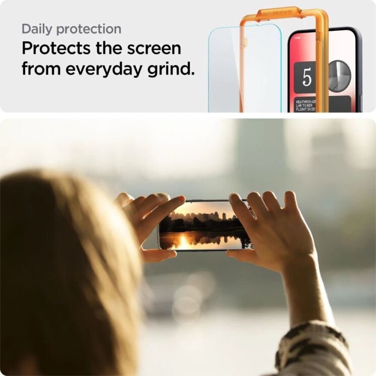 Комплект защитных стекол Spigen (SGP) GLAS.tR AlignMaster для Nothing Phone (2a) / Phone (2a) Plus: фото 10 из 11