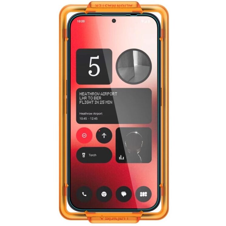 Комплект защитных стекол Spigen (SGP) GLAS.tR AlignMaster для Nothing Phone (2a) / Phone (2a) Plus: фото 2 из 11