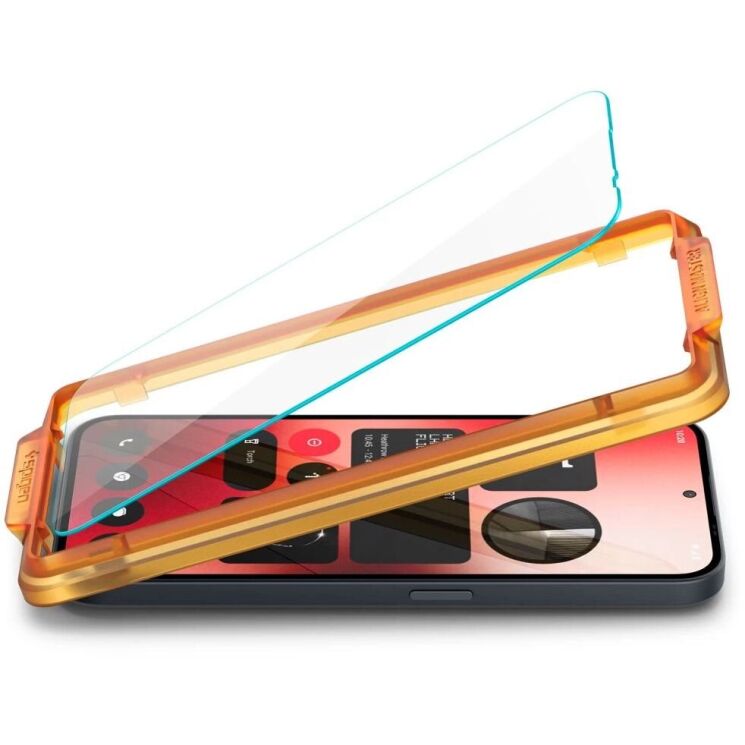 Комплект защитных стекол Spigen (SGP) GLAS.tR AlignMaster для Nothing Phone (2a) / Phone (2a) Plus: фото 3 из 11