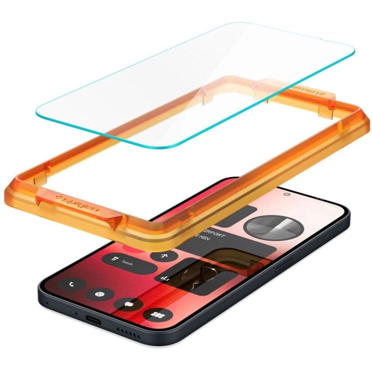 Комплект защитных стекол Spigen (SGP) GLAS.tR AlignMaster для Nothing Phone (2a) / Phone (2a) Plus: фото 4 из 11