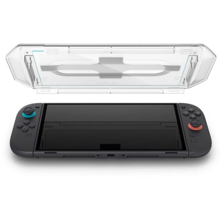 Комплект защитных стекол Spigen (SGP) GLAS.tR EZ Fit Sensor Protected (FC) для Nintendo Switch 2 (AGL10156): фото 5 из 11